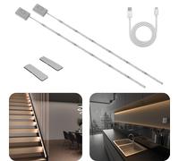Striscia LED a Batteria con Sensore di Movimento Luci LED 2 Metri Camera da