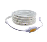 Striscia LED a metro 220v sottile 5,5 mm 9w/m KIT-S33-220V-DOPPIO