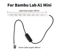 Striscia LED Aggiornata per Bambu Lab A1 A1mini, Luce di Riempimento Ra95 24V, Luce Bianca Super Luminosa, Accessori per Stampanti 3D