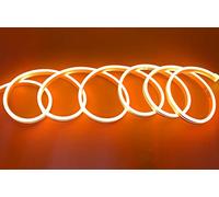 tempo di saldi Striscia LED al neon flessibile impermeabile IP65 5 metri 120 LED/m 12 V arancione