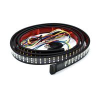 STRISCIA LED AUTOADESIVA ILLUMINAZIONE ROSSA GIALLA BIANCA 1.5MT AUTO Q-LED2800