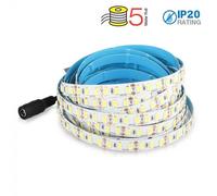 STRISCIA LED BIANCO CALDO 5 METRI IP20 VT-5730IP20-LED212162 V-TAC