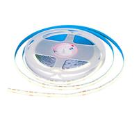 STRISCIA LED COB 12V 10W/m IP20 BIANCO CALDO 5m