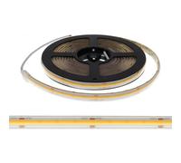 Striscia LED COB 15W/m 24VDC IP67 5m Professional Colore Bianco Naturale 4.000K