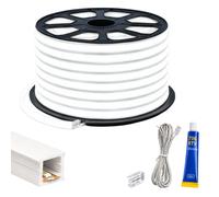 Striscia LED COB 24V IP65 Adesiva con Kit per Interno Esterno [EEK: F]