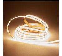 Striscia LED COB Eco 528, bianco caldo (3000 K), 75 W, 5 metri, 24 V, IP20, CRI 90