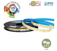 STRISCIA LED COB FREDDA 5 METRI 24V NON IMPERMEABILE VT-2835IP20420COB-LED212651 V-TAC