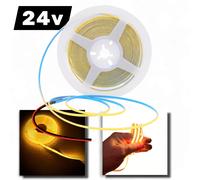 Striscia LED COB Gialla 5M 24V | 480 LEDs/M Interno Camion Lorry HGV