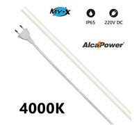 Striscia LED COB Milky 5M IP65 4000K 1130lm/m 220V - Alca Power 927034 LSC220V5M