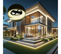 Striscia Led con 1200 Led colore luce bianco naturale Impermeabile IP65 da 24V