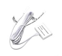 Striscia LED con sensore a doppia porta per illuminazione intelligente a risparmio energetico, design ultra sottile, adatta per armadi, armadi e piccoli spazi (bianco)