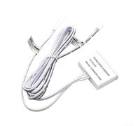 Striscia LED con sensore a doppia porta ultra sottile per illuminazione automatica a risparmio energetico, si attiva quando la porta si apre, progettata per uso in armadi e armadi (bianco)