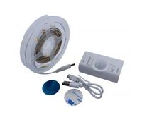 Striscia LED con sensore di movimento 1m 30 LED USB ricaricabile luce calda 3000K