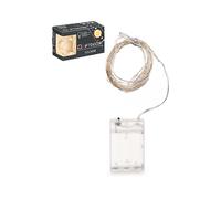 striscia LED DAM DM90746C15 - Luci Calde, 5,4m, 50, Batteria, Rame, Interno,