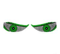 Striscia LED Decorativa Auto con 10 Modi Dinamici(XS3 Green) | 10 modelli per flash dinamici, modalità luce fissa, controllo tramite pulsante singolo, effetti visivi vari