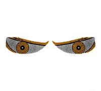 Striscia LED Decorativa Auto con 10 Modi Dinamici(XS4 Yellow) | 10 modelli per flash dinamici, modalità luce fissa, controllo tramite pulsante singolo, effetti visivi vari