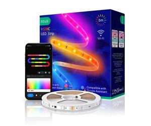 Striscia LED Digitale RGB IC WIFI Intelligente F4, 5M, 24W, TUYA / Smart Life