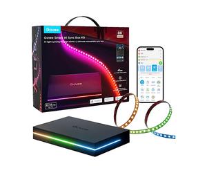 STRISCIA LED GOVEE AI SYNC BOX KIT 55-65Z RGBIC, Wi-Fi, Bluetooth, comp. Alexa e Google