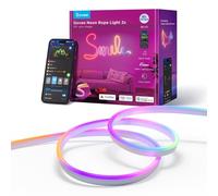 Striscia LED Govee Neon Rope Light 2-4m RGBIC, controllo tramite app, Matter, clip flessibili