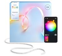 Philips Striscia LED Essential Hue 5 m – RGBIC, colori vivaci, controllo app e voce, per interni