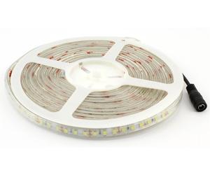 Striscia led impermeabile waterproof IP65 10W/m 12V 60 led/metro Luce naturale