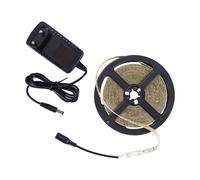 Striscia LED IP65 Con Alimentatore 3000 K 5M Rotolo Autoadesivo Luce Interna