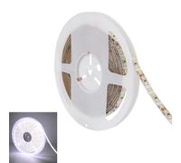 Striscia led luce bianca bobina strip 5 mt illuminazione bar negozio casa ip65 [EEK: A+++]