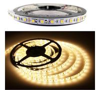 STRISCIA LED LUCE BIANCA CALDA BOBINA STRIP 5 MT ILLUMINAZIONE BAR NEGOZIO CASA [EEK: A+++]