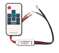 Striscia LED Mini RGB telecomando senza fili, 3 canali, 12-24 V DC 3 x 2 A