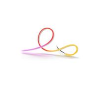 Philips Hue Neon Striscia LED Multicolore da Esterno 10m, 1100 lm, Luce Bianca e Colorata, Gradiente, Illuminazione Esterna Flessibile, Sfumature di Colori Chromasync, Resistente alle Intemperie