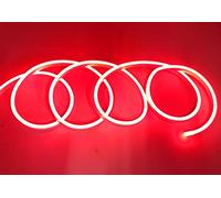 Striscia LED Neon Flessibile Impermeabile IP65 5 Metri 120 led/m 12V Rossa