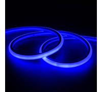 Striscia LED Neon Regolabile 220V Blu Semicircolare 180 7.5W/m IP67 Taglio