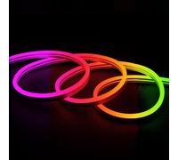 Striscia LED Neon Regolabile 220V RGB Semicircolare 180 9W/m IP67 Taglio 100cm