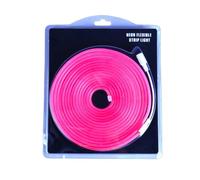 JANDEI - Striscia LED neon flessibile 12V, 5 m 6x12 mm 120 LED/metro. Colore rosa. Taglio 2,5 cm. Decorazione interni ed esterni, casa, attività commerciali, insegne... Trasformatore non incluso