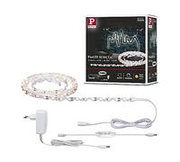 Striscia LED Paulmann FlexLED 3D da 3 m, Bianco caldo, 8 W | Set pronto all’uso con alimentatore 230/12V, autoadesivo, dimmerabile, tagliabile