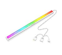 Striscia LED PC RGB Indirizzabile, DR280 RGB Light Bar PC Case Illuminazione Interfaccia 5V 3Pin, Personalizzabile Programmabile 16 Milioni di Colori, per Case da Gioco