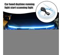 Striscia LED per Cofano - Luci Dinamiche a Scansione per Vano Motore - Impermeabile per Esterni Veicolo Motore Griglia Porta Sotto Cofano Auto Barra Camion Bagagliaio Giorno