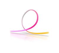 Philips Hue OmniGlow Striscia di luci microLED, 5m, 4.500 lm, colori e atmosfera vivaci, illuminazione interna flessibile, luce uniforme, tagliabile, controllo vocale e tramite app