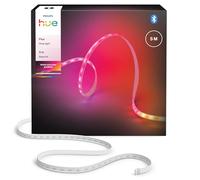 Striscia LED Hue Flux, 5 metri, 2.000 lm, colori e atmosfera vivaci, luce per interni flessibile, miscela dei colori Chromasync™, RGBWWIC, tagliabile, estensibile, riusabile, controllo voce/app