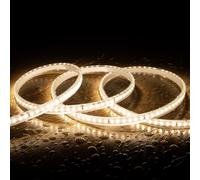 LEDKIA LIGHTING Striscia LED Regolabile 220V SMD 120 LED/m Bianco Naturale 8,5W/m 850lm/m Larga 12mm IP65 Taglio 20cm 5 m