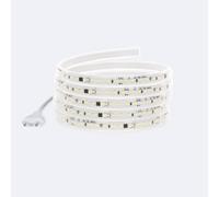 LEDKIA LIGHTING Striscia LED Regolabile 220V SMD Autorettificata 120 LED/m 10W/m 1000lm/m Larga 12mm IP65 Taglio 10cm 2700K Bianco Caldo 10 m