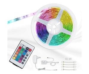 Striscia Led Rgb 12v 12w 3mt Kit Alimentatore Inte BRILONER 2267090P Striscia Le