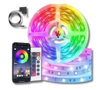 Striscia LED RGB 5m Luci Multicolore App Telecomando Controllo