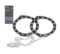 Striscia LED RGB per Piastre Frontali Console PS5, Sincronizzazione Bluetooth Professionale Musica 400 Effetti Luci LED a Nastro 8 Colori con Controllo App, Anello Luminoso LED RGB per Console PS5