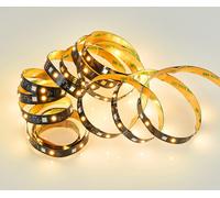 Reality LED Stripe Racer R65555102, plastica nera, con LED RGB da 15 watt, illuminazione dinamica, controllo del suono, accorciamento da 500 cm, telecomando