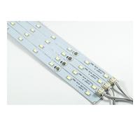 STRISCIA LED RIGIDA CALAMITATA BARRA KIT PLAFONIERA LAMPADA NEON LUCE STRIP