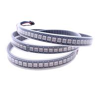 Striscia LED SK9822 RGB - Compatibile APA102, 1M/5M, 30/60/144 LED, IP67 impermeabile, indirizzabile individualmente, PCB nero, DC5V, perfetta per decorazioni domestiche e progetti