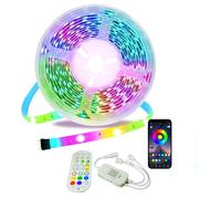 Striscia LED Smart WiFi Adesiva Strip Led 5 Mt Control App Smartphone IP65 12V [EEK: 10 stelle]