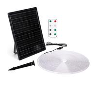 striscia led solare 20mt + 2mt cavo 6500k luce fredda 200w 2000lumen ip65 da esterno - 60 leds/m 2835 (3.2v/60ma) durata max.14h