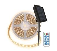 Striscia LED solare outodoor Prismalux 300 led bianco caldo 5 m Bianco